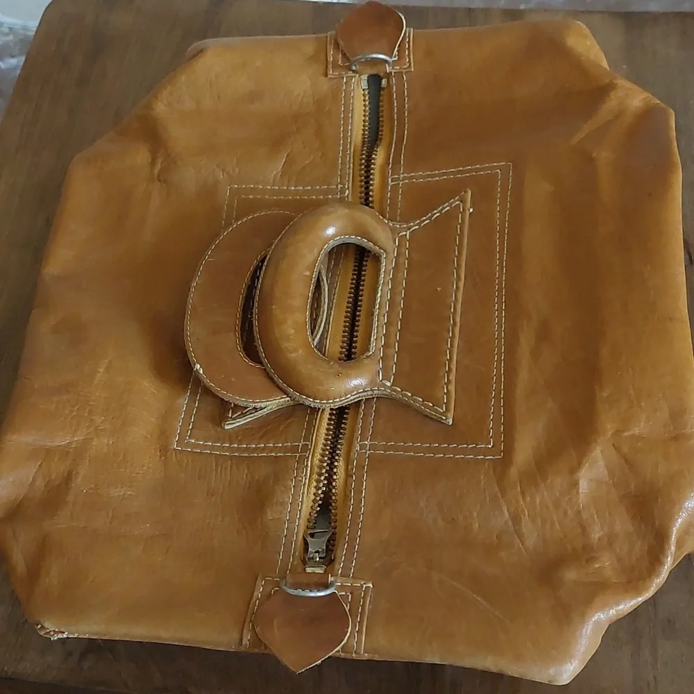 Vintage Suede Leather Carriel Yidi Zipper Camera Bag/Satchel *FINAL PRICE* ♡♡ - Picture 16 of 16